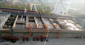 煤化工廢水2000m3d，采用AO+MBR膜出水水質(zhì)達(dá)到一級(jí)A排放標(biāo)準(zhǔn)